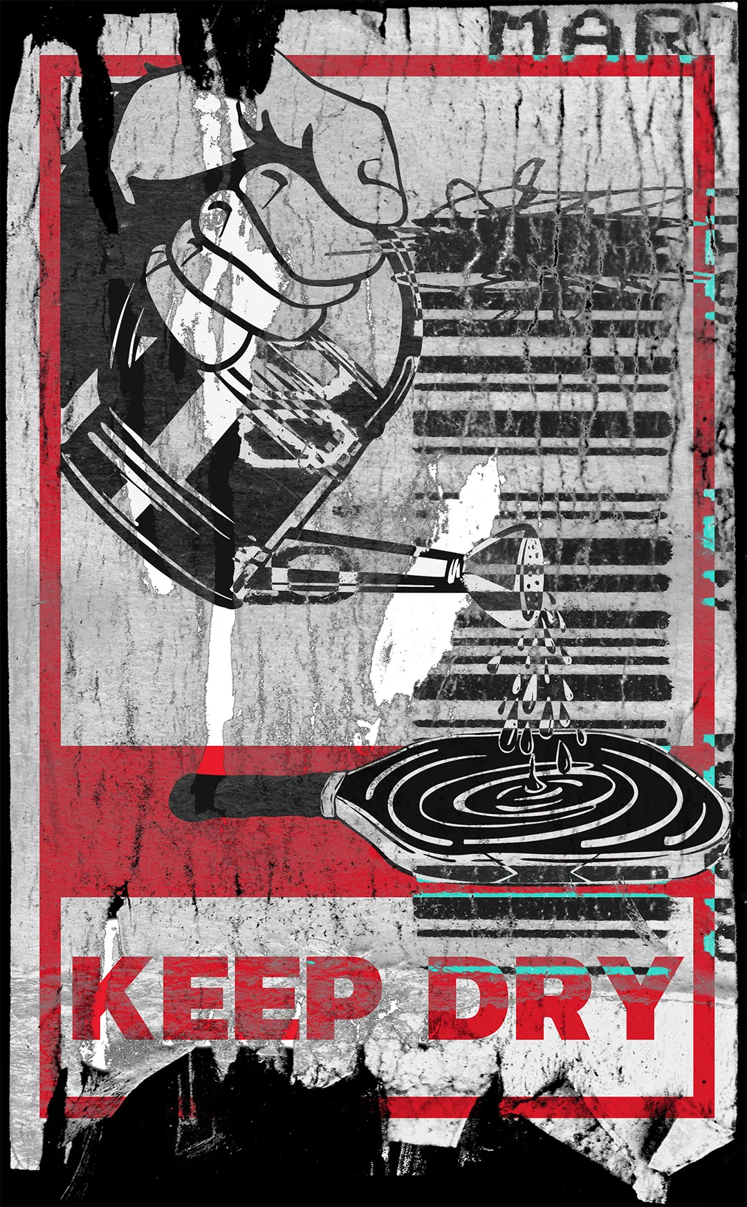 Keep dry package label